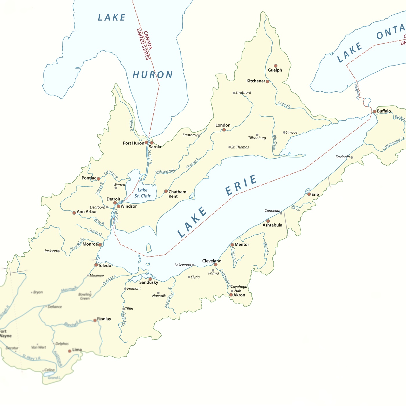 Lake Erie Drainage Basin — the region LEMA serves